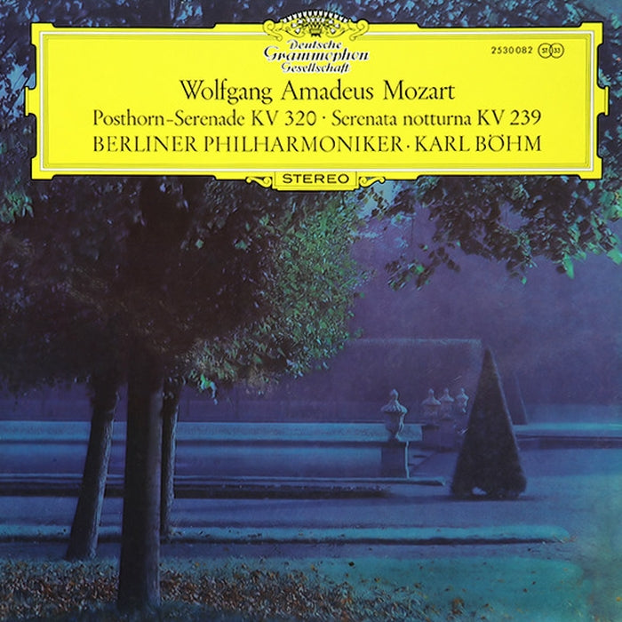 Wolfgang Amadeus Mozart, Berliner Philharmoniker, Karl Böhm – Posthorn-Serenade KV 320 / Serenata Notturna KV 239 (LP, Vinyl Record Album)