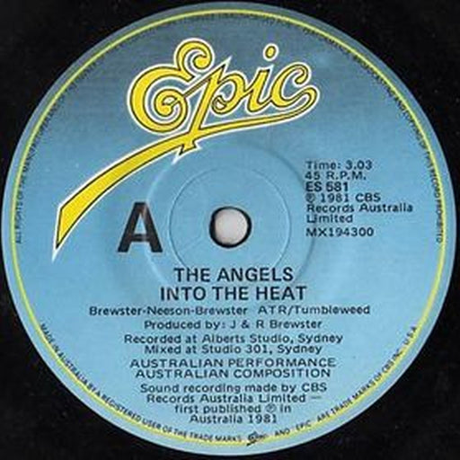 The Angels – Into The Heat (LP, Vinyl Record Album)