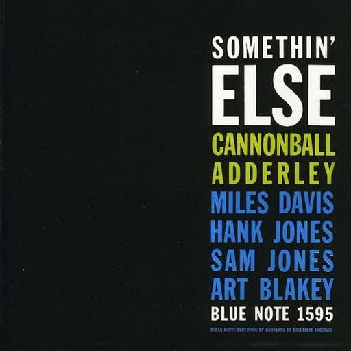 Cannonball Adderley, Miles Davis, Hank Jones, Sam Jones, Art Blakey – Somethin' Else (LP, Vinyl Record Album)