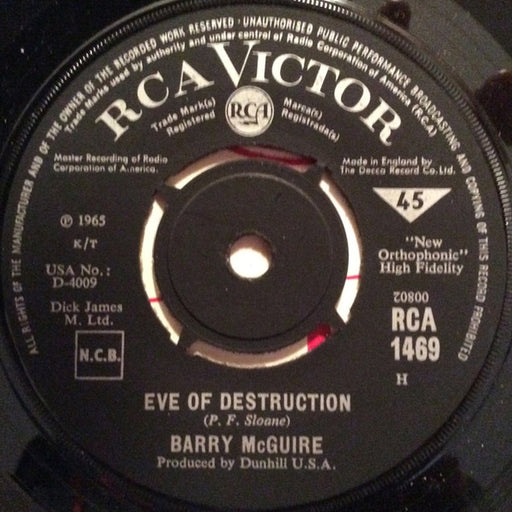 Barry McGuire – Eve Of Destruction (LP, Vinyl Record Album)
