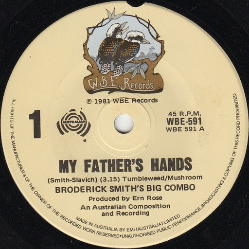 My Father's Hands – Broderick Smith's Big Combo (LP, Vinyl Record Album)