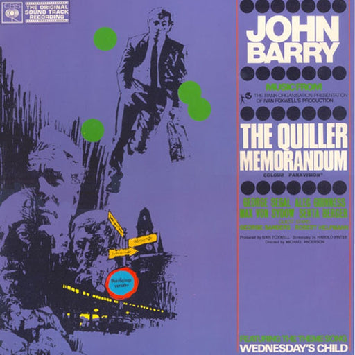 John Barry – The Quiller Memorandum (Original Sound Track Recording) (LP, Vinyl Record Album)