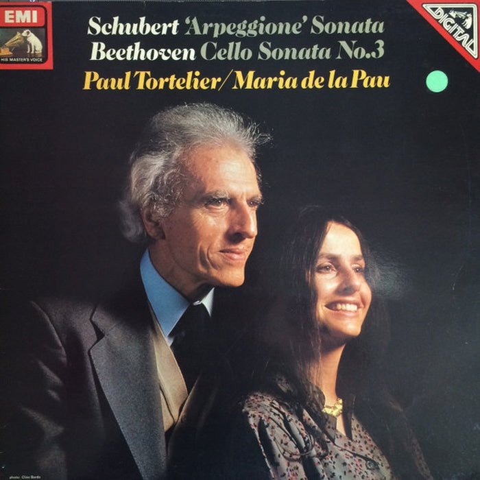 Franz Schubert, Ludwig van Beethoven, Paul Tortelier, Maria De La Pau Tortelier – Sonate "Arpeggione", Cello Sonata No. 3 in A, Op. 69 (LP, Vinyl Record Album)