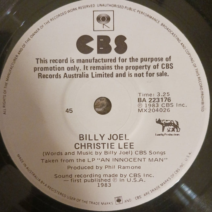 Billy Joel – The Longest Time (LP, Vinyl Record Album)