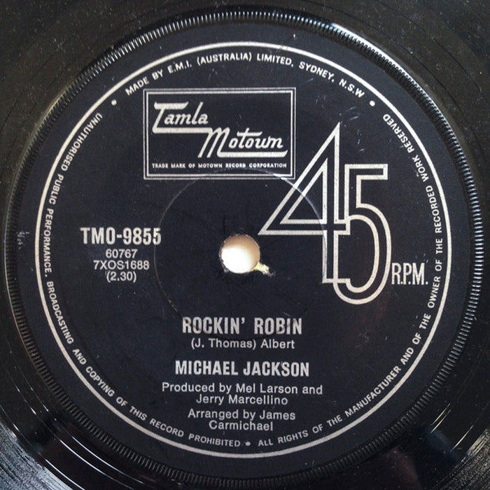 Michael Jackson – Rockin' Robin (LP, Vinyl Record Album)