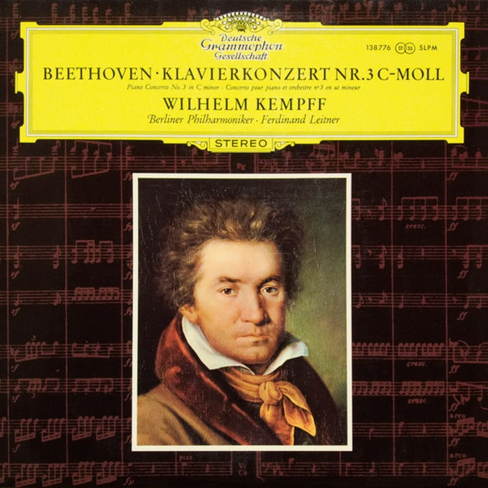 Ludwig Van Beethoven, Wilhelm Kempff, Berliner Philharmoniker, Ferdinand Leitner – Klavierkonzert Nr. 3 C-moll (LP, Vinyl Record Album)