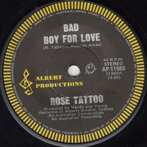 Rose Tattoo – Bad Boy For Love (LP, Vinyl Record Album)