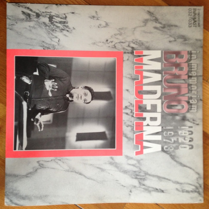 Bruno Maderna – In Memoriam Bruno Maderna 1920 1973 (LP, Vinyl Record Album)