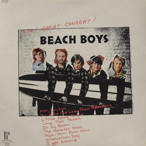 The Beach Boys – Wow! Great Concert! (LP, Vinyl Record Album)