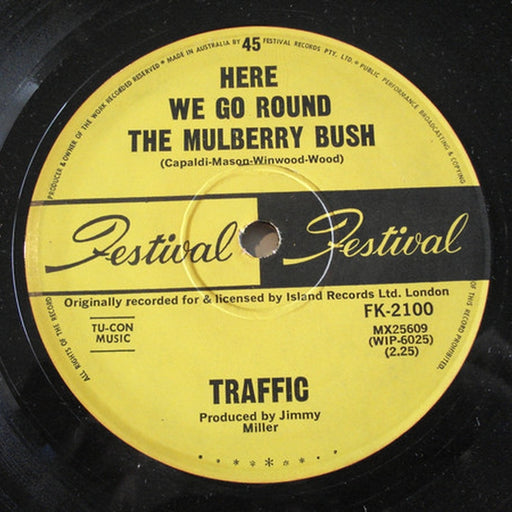 Traffic – Here We Go Round The Mulberry Bush (LP, Vinyl Record Album)