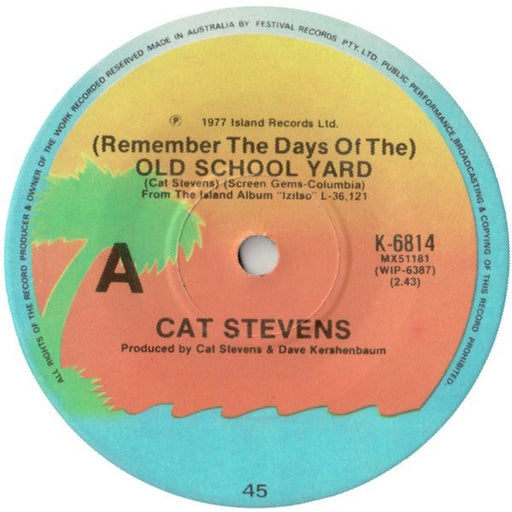 Cat Stevens – (Remember The Days Of The) Old School Yard (LP, Vinyl Record Album)