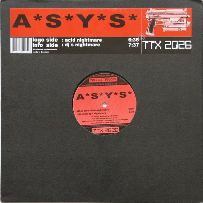 A*S*Y*S – Acid Nightmare / DJ's Nightmare (LP, Vinyl Record Album)