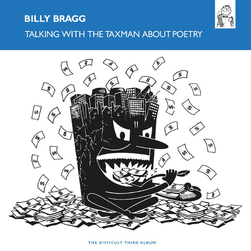 Bragg Billy – Talking With the Taxman About Poetry (Blue Vinyl) LP vinyl record, image 1 of 2