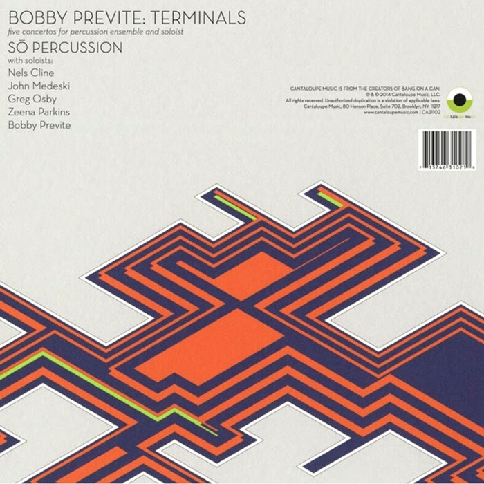 Bobby Previte – Terminals (2xLP) LP vinyl record, image 2 of 2