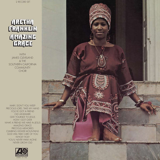Aretha Franklin – Amazing Grace (2xLP, Gatefold, White Vinyl) LP vinyl record, image 1 of 2