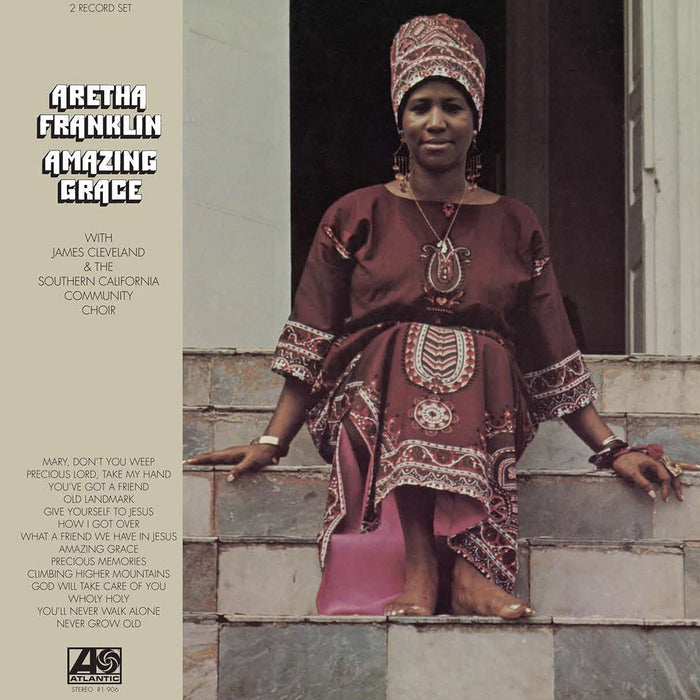 Aretha Franklin – Amazing Grace (2xLP, Gatefold, White Vinyl) LP vinyl record, image 1 of 2