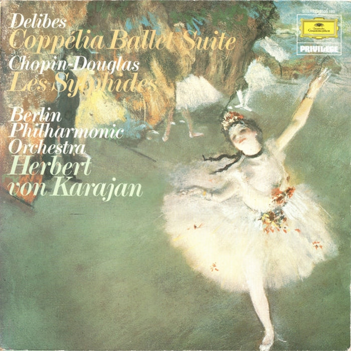 Léo Delibes, Frédéric Chopin, Berliner Philharmoniker, Herbert von Karajan – Delibes - Coppelia Ballett-Suite / Chopin-Douglas - Les Sylphides (LP, Vinyl Record Album)