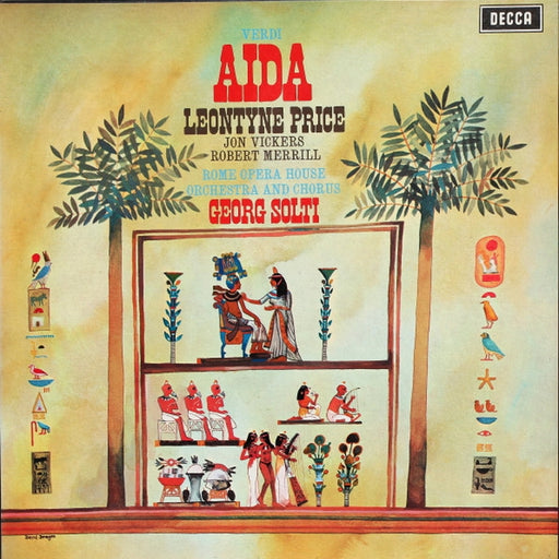 Giuseppe Verdi, Leontyne Price, Jon Vickers, Robert Merrill, Orchestra Del Teatro Dell'Opera Di Roma, Coro Del Teatro Dell'Opera Di Roma, Georg Solti – Aida (LP, Vinyl Record Album)