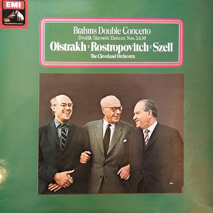 David Oistrach, Mstislav Rostropovich, George Szell – Brahms Double Concerto - Dvořák Slavonic Dances Nos. 3 & 10 (LP, Vinyl Record Album)