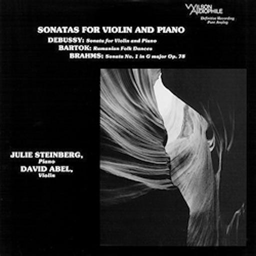 David Abel/ Julie Steinberg - Debussy/Brahms/Bartok: Sonatas For Violin And Piano (Analogue Productions) LP vinyl record