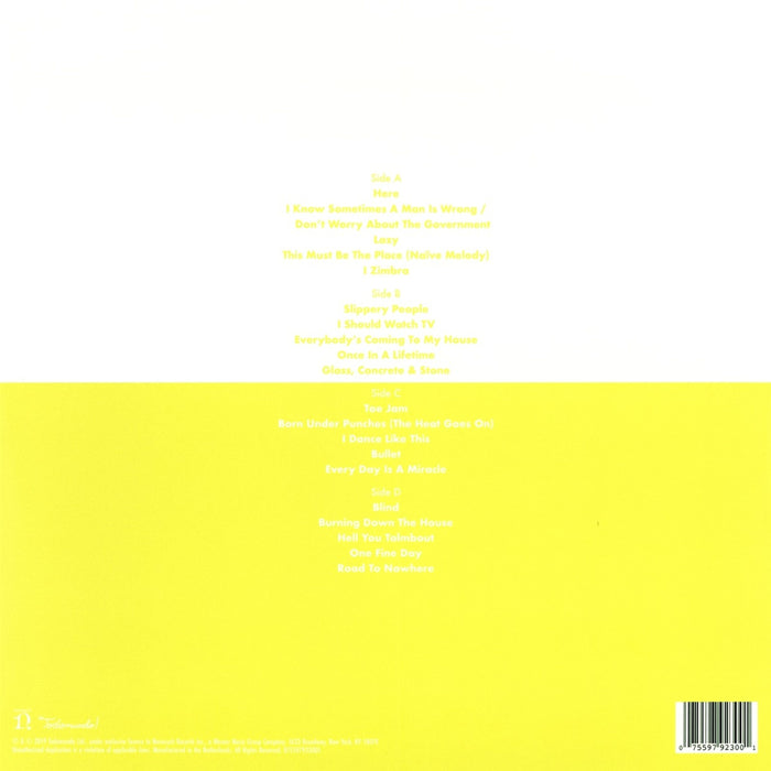 David Byrne – David Byrne's American Utopia On Broadway Original Cast Recording (2xLP) LP vinyl record, image 2 of 3