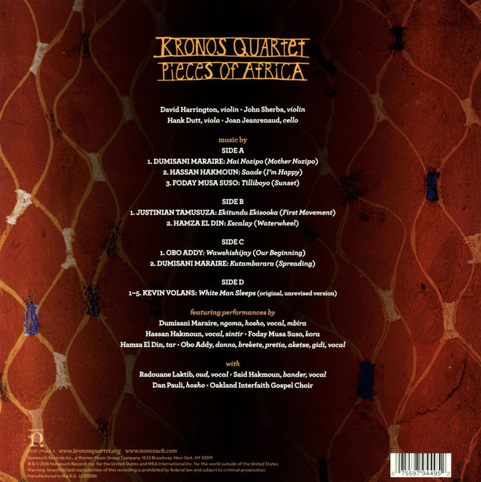 Kronos Quartet – Pieces Of Africa (2xLP) LP vinyl record, image 3 of 3