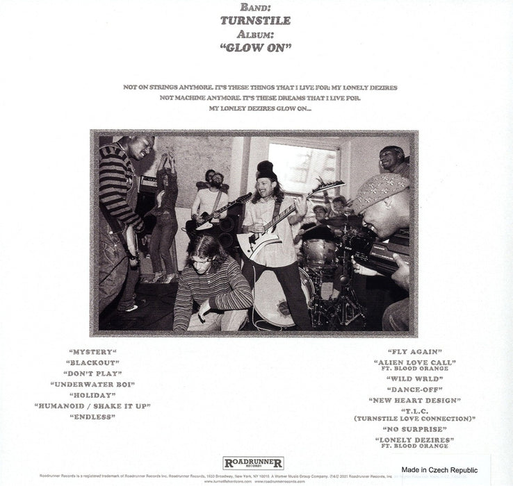 Turnstile – Glow On (Road runner) LP vinyl record, image 2 of 2