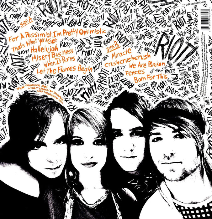 Paramore – Riot! LP vinyl record, image 2 of 2