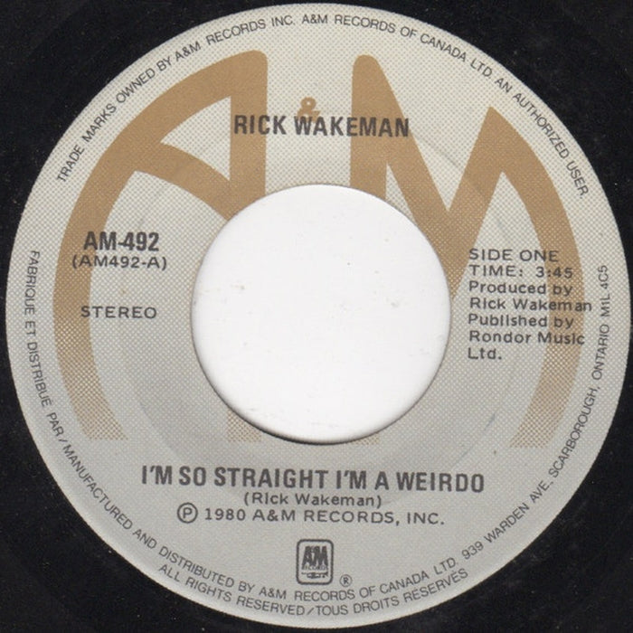 Rick Wakeman – I'm So Straight I'm A Weirdo (LP, Vinyl Record Album)