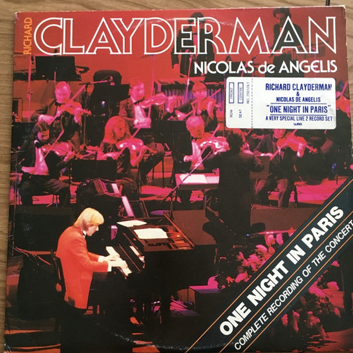 Richard Clayderman, Nicolas De Angelis – One Night In Paris Complete Recording Of The Concert (LP, Vinyl Record Album)
