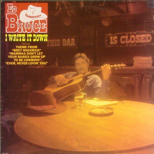 Ed Bruce – I Write It Down (LP, Vinyl Record Album)