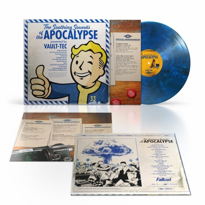 Various – Fallout: The Soothing Sounds Of The Apocalypse (Blue smoke vinyl) - Image 2