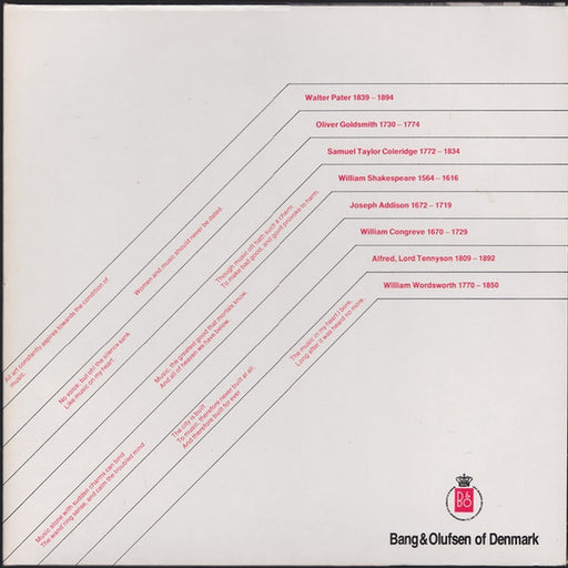 Various – Bang & Olufsen Of Denmark (LP, Vinyl Record Album)