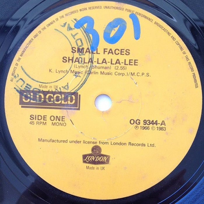 Small Faces – Sha-La-La-La-Lee / Whatcha Gonna Do About It? (LP, Vinyl Record Album)