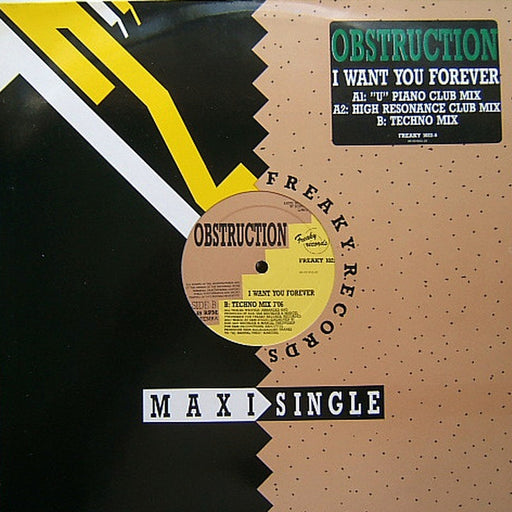 Obstruction – I Want You Forever (LP, Vinyl Record Album)