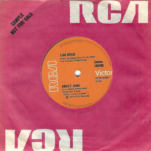 Lou Reed – Sweet Jane (LP, Vinyl Record Album)