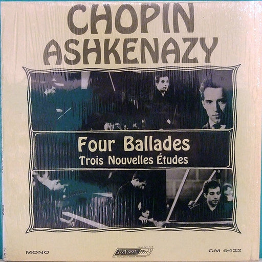 Frédéric Chopin, Vladimir Ashkenazy – Four Ballades / Trois Nouvelles Études (LP, Vinyl Record Album)