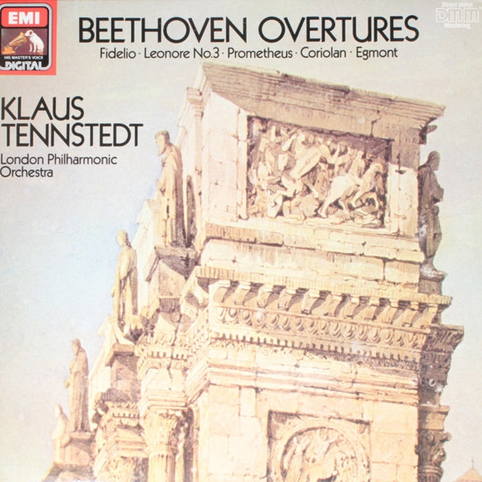 Ludwig van Beethoven, Klaus Tennstedt, London Philharmonic Orchestra – Overtures: Fidelio; Leonore No. 3; Prometheus; Coriolan; Egmont (LP, Vinyl Record Album)