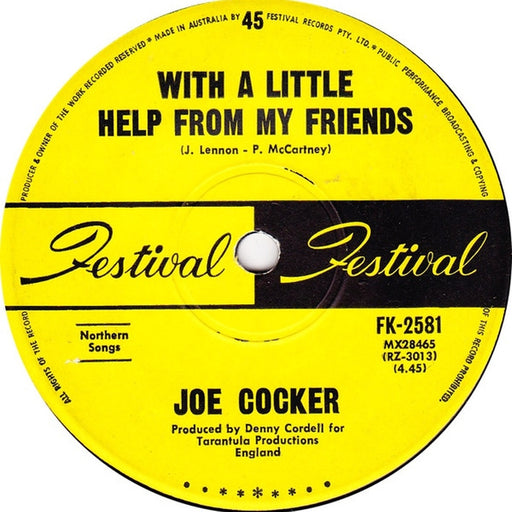 Joe Cocker – With A Little Help From My Friends (LP, Vinyl Record Album)