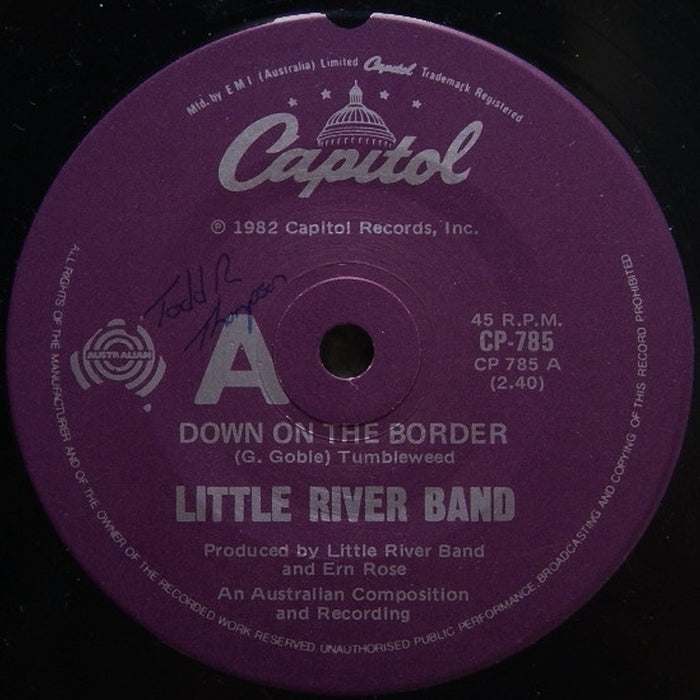 Little River Band – Down On The Border (LP, Vinyl Record Album)