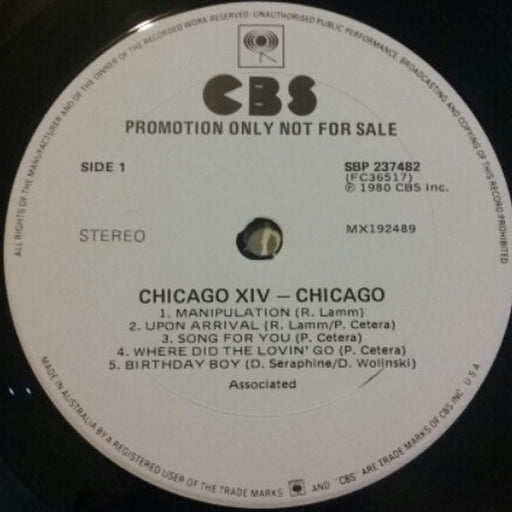 Chicago – Chicago XIV (LP, Vinyl Record Album)