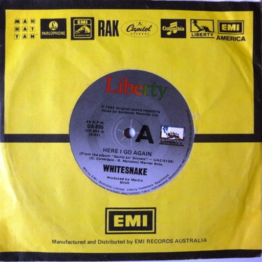 Whitesnake – Here I Go Again (LP, Vinyl Record Album)