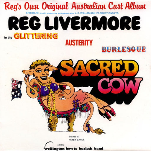 Reg Livermore, Wellington Bewts Burlesk Band – Sacred Cow (LP, Vinyl Record Album)