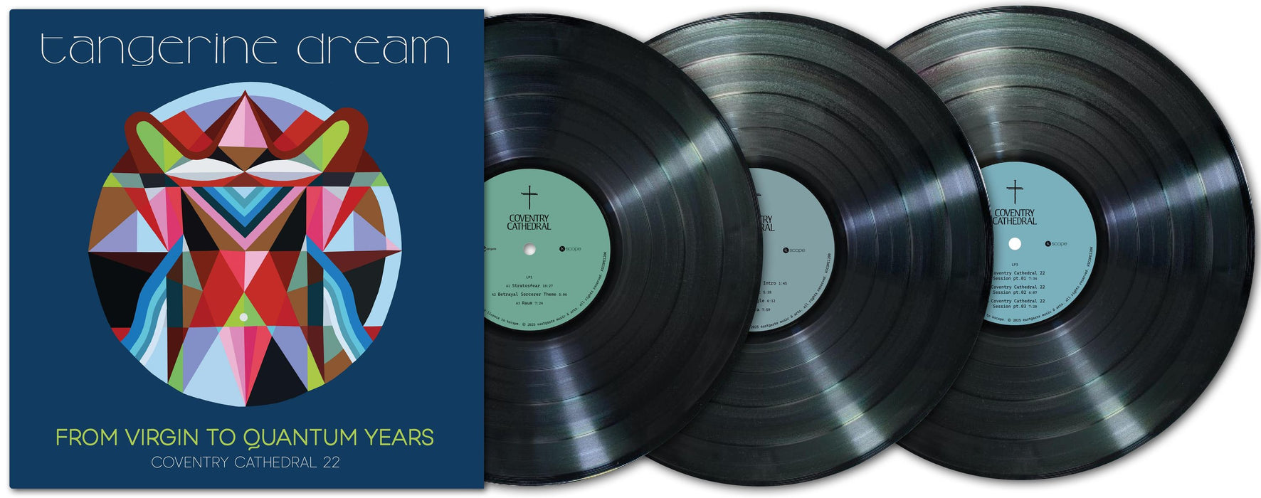 Tangerine Dream – From Virgin To Quantum Years (Coventry Cathedral 22) (3xLP) - Image 2