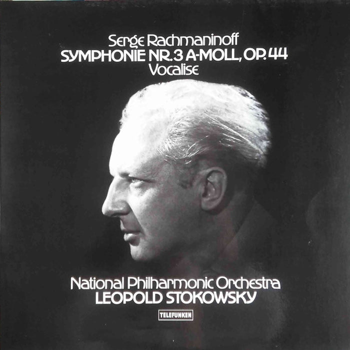 Sergei Vasilyevich Rachmaninoff, National Philharmonic Orchestra, Leopold Stokowski – Symphonie Nr.3 A-Moll, Op.44 / Vocalise (LP, Vinyl Record Album)