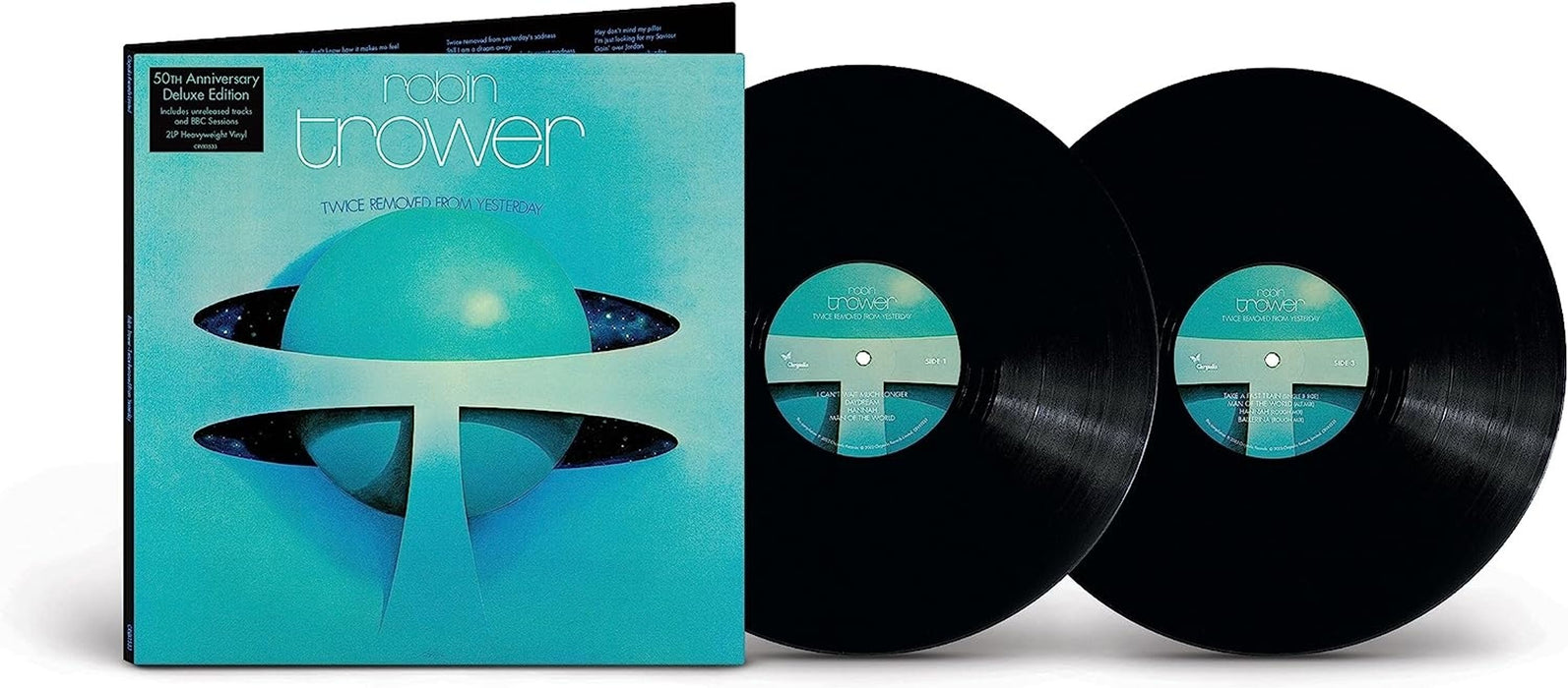 Robin Trower – Twice Removed From Yesterday (2xLP, 50th Anniversary Edition) LP vinyl record, image 2 of 2