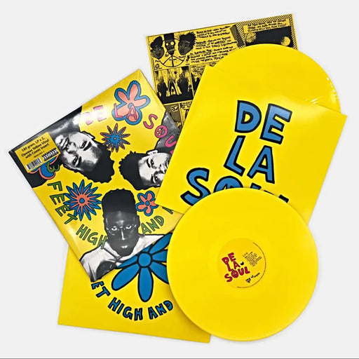 De La Soul – 3 Feet High And Rising (2xLP, Yellow Opaque Vinyl) - Image 1