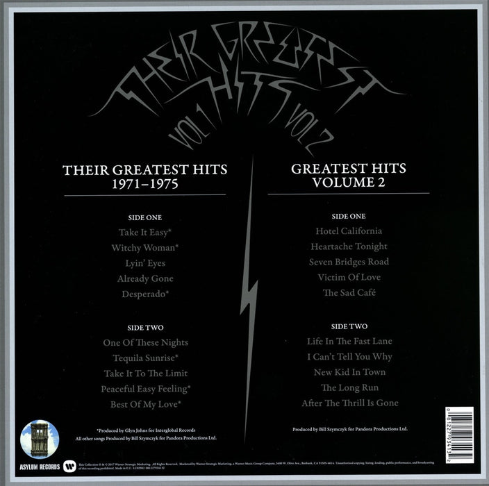 Eagles – Their Greatest Hits Volumes 1 & 2 (2xLP) LP vinyl record, image 2 of 3