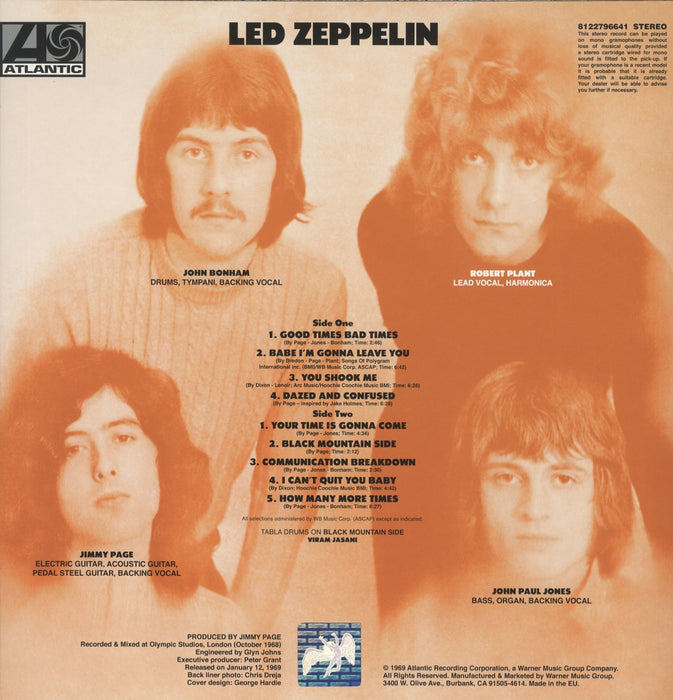 Led Zeppelin – Led Zeppelin LP vinyl record, image 2 of 2