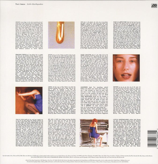 Little Earthquakes – Tori Amos LP vinyl record, image 2 of 2